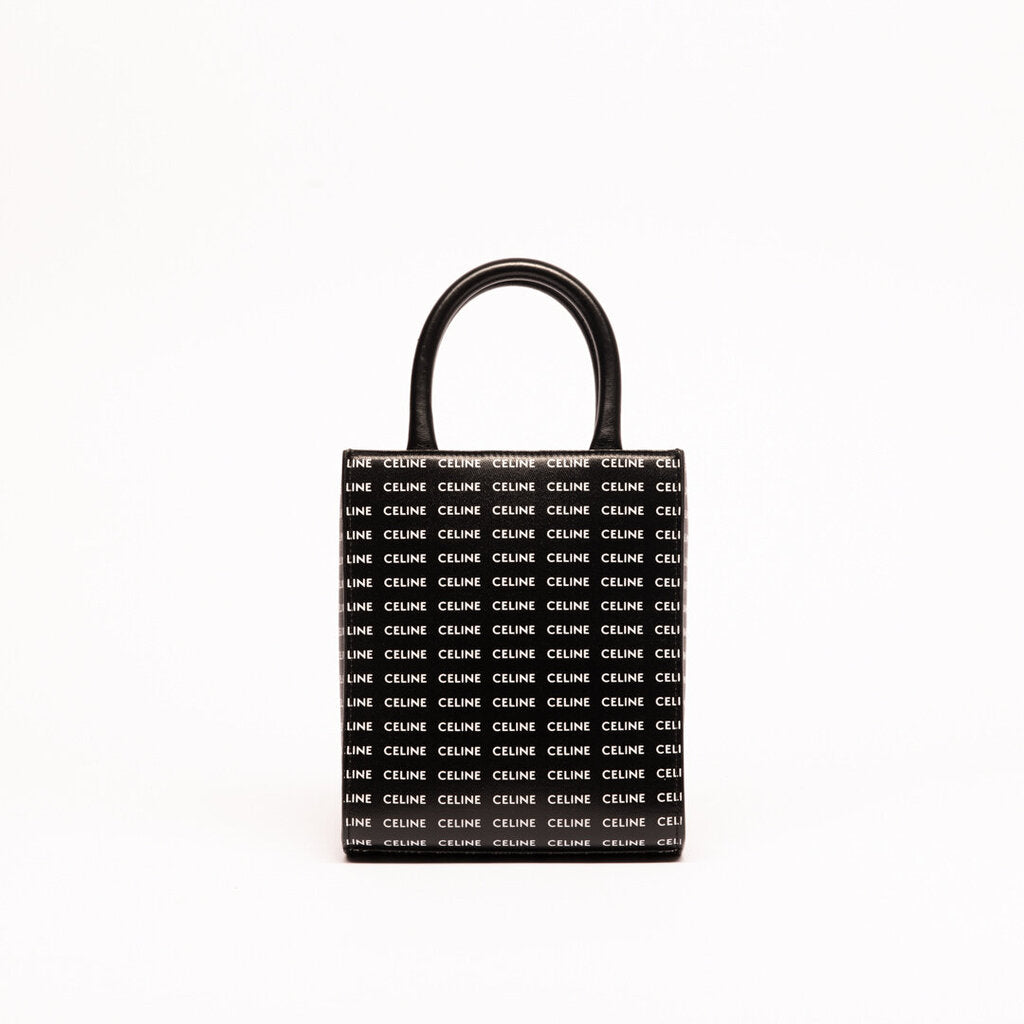 Celine Black & White Mini Cabas Tote
