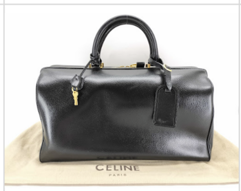 Black Box Leather Boston Bag