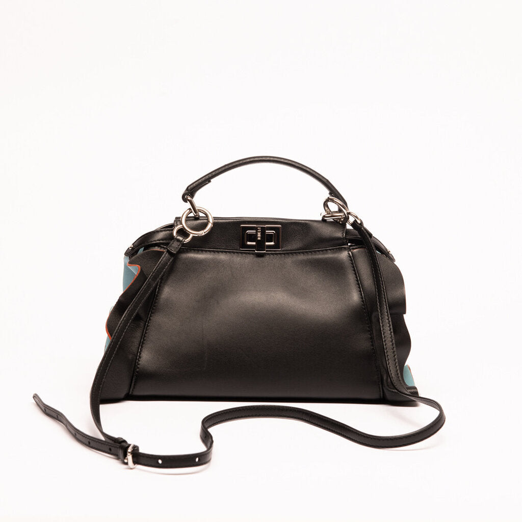 Fendi Ruffled 2 Way Mini Peekaboo