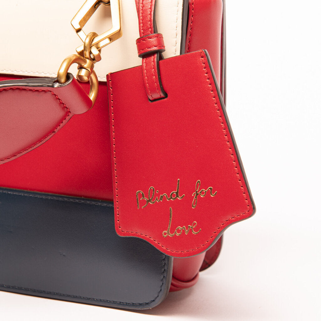 Gucci Red, White & Blue Queen Bee Margaret Bag