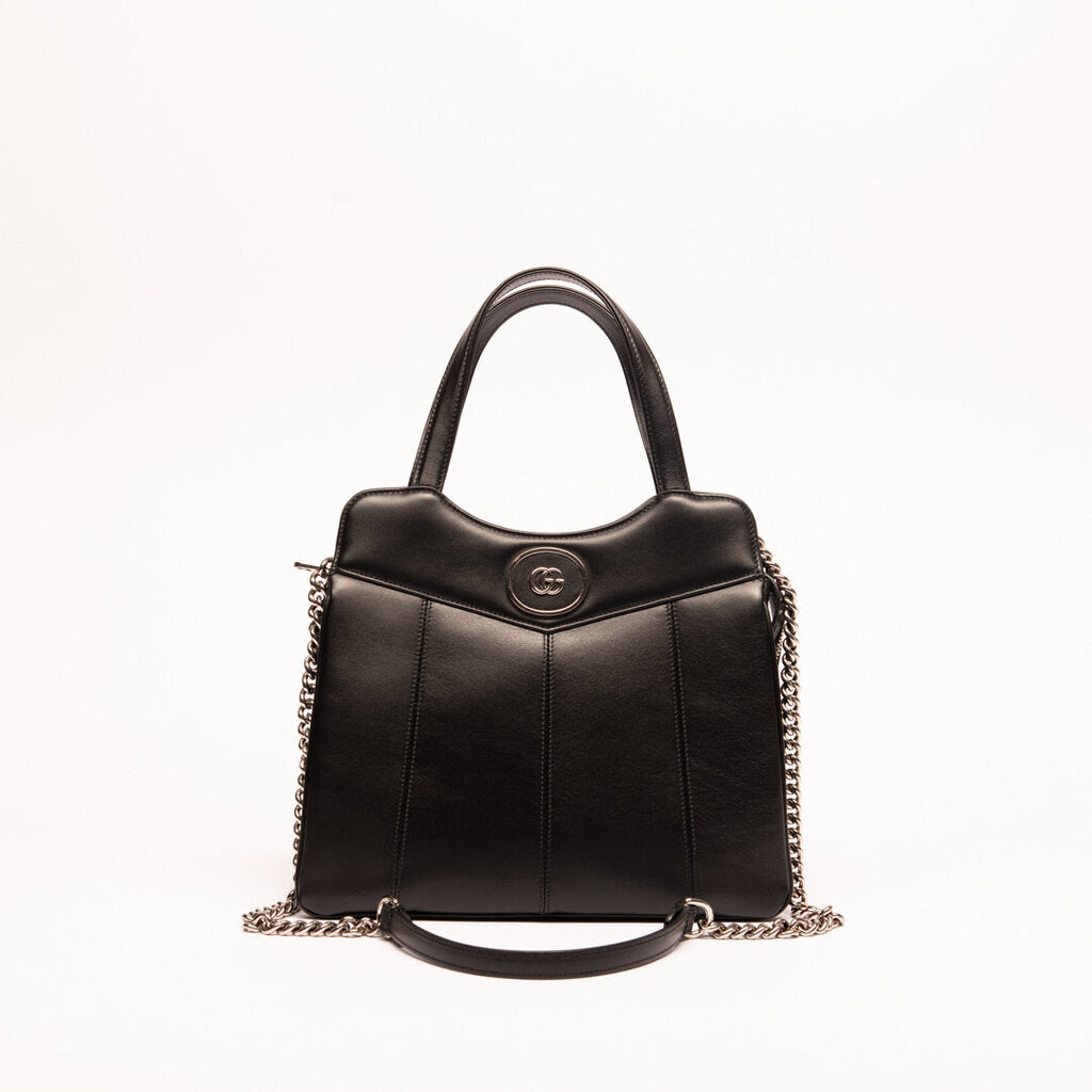 Gucci Black Leather Petit Bag