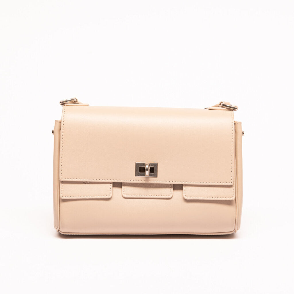 Balenciaga Beige Calfskin Bel Air Clutch