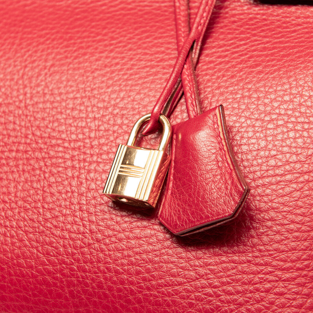 Hermes Red Togo Gold Hardware Birkin 40