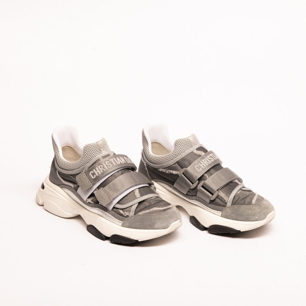 Christian Dior Grey Nylon Sneakers