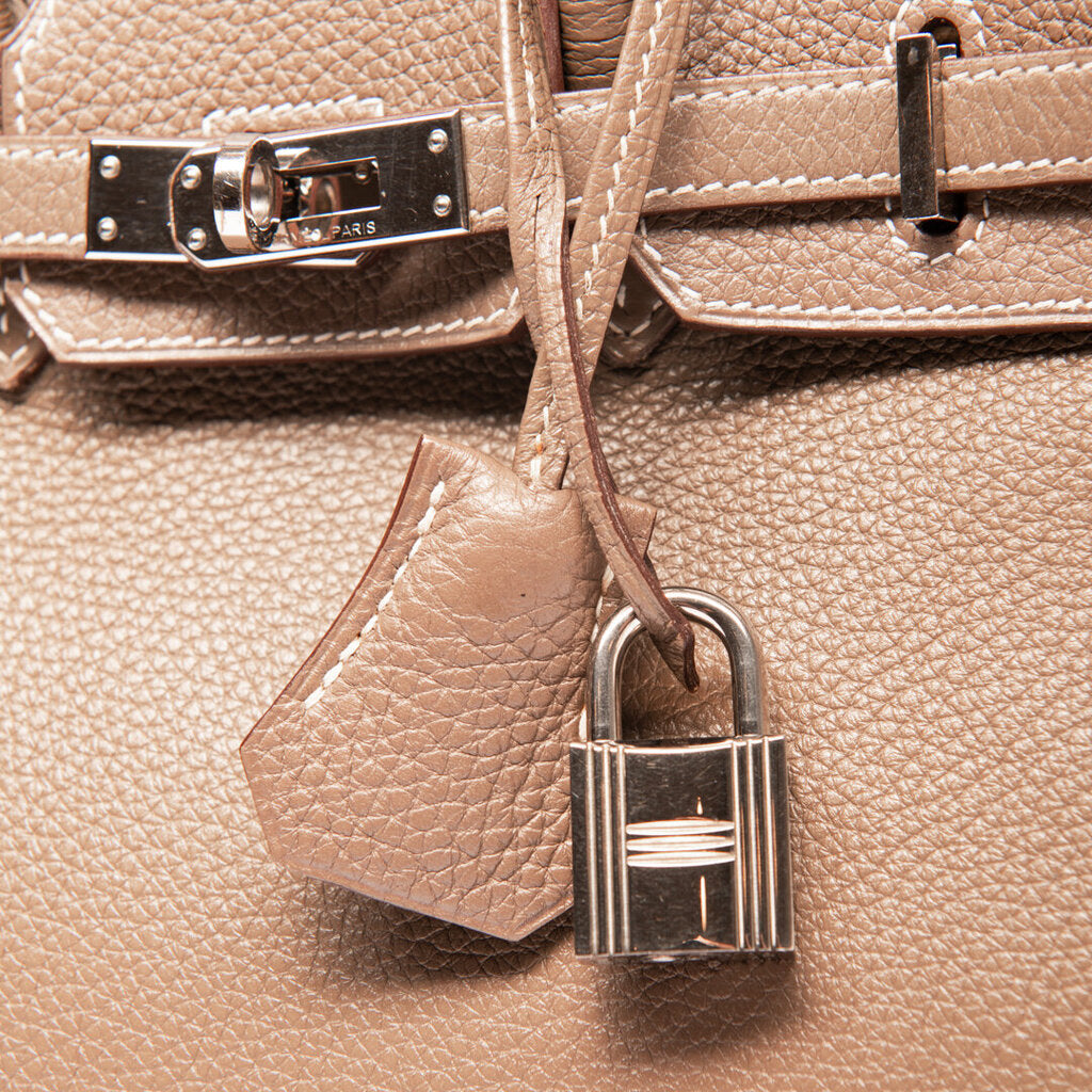 Hermes Etoupe Swift Birkin 25 (2011)