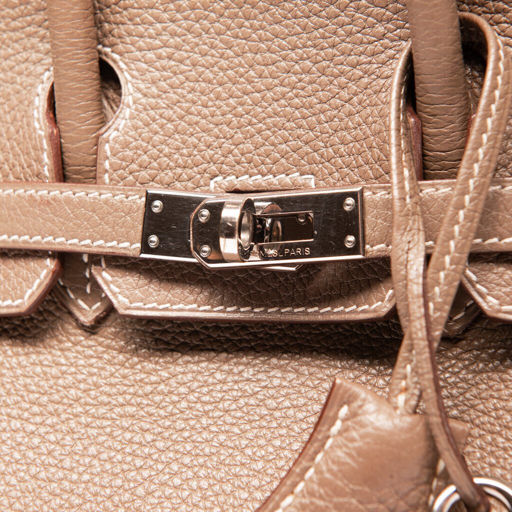 Hermes Etoupe Swift Birkin 25 (2011)