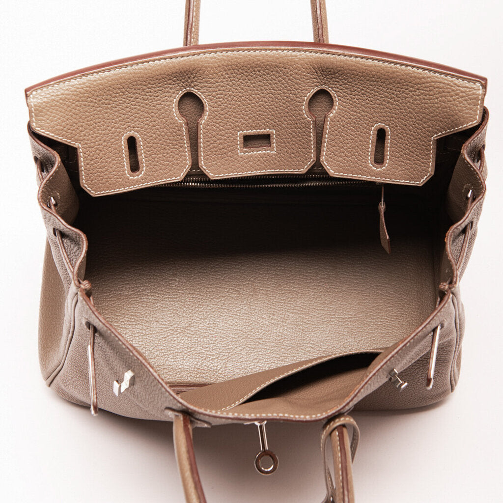 Hermes Etoupe Swift Birkin 25 (2011)