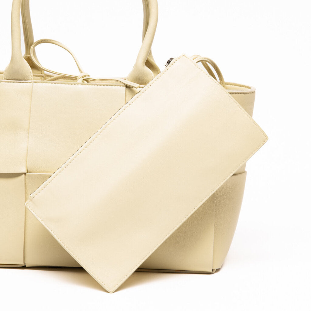 Bottega Veneta Butter Yellow Small Arco Tote