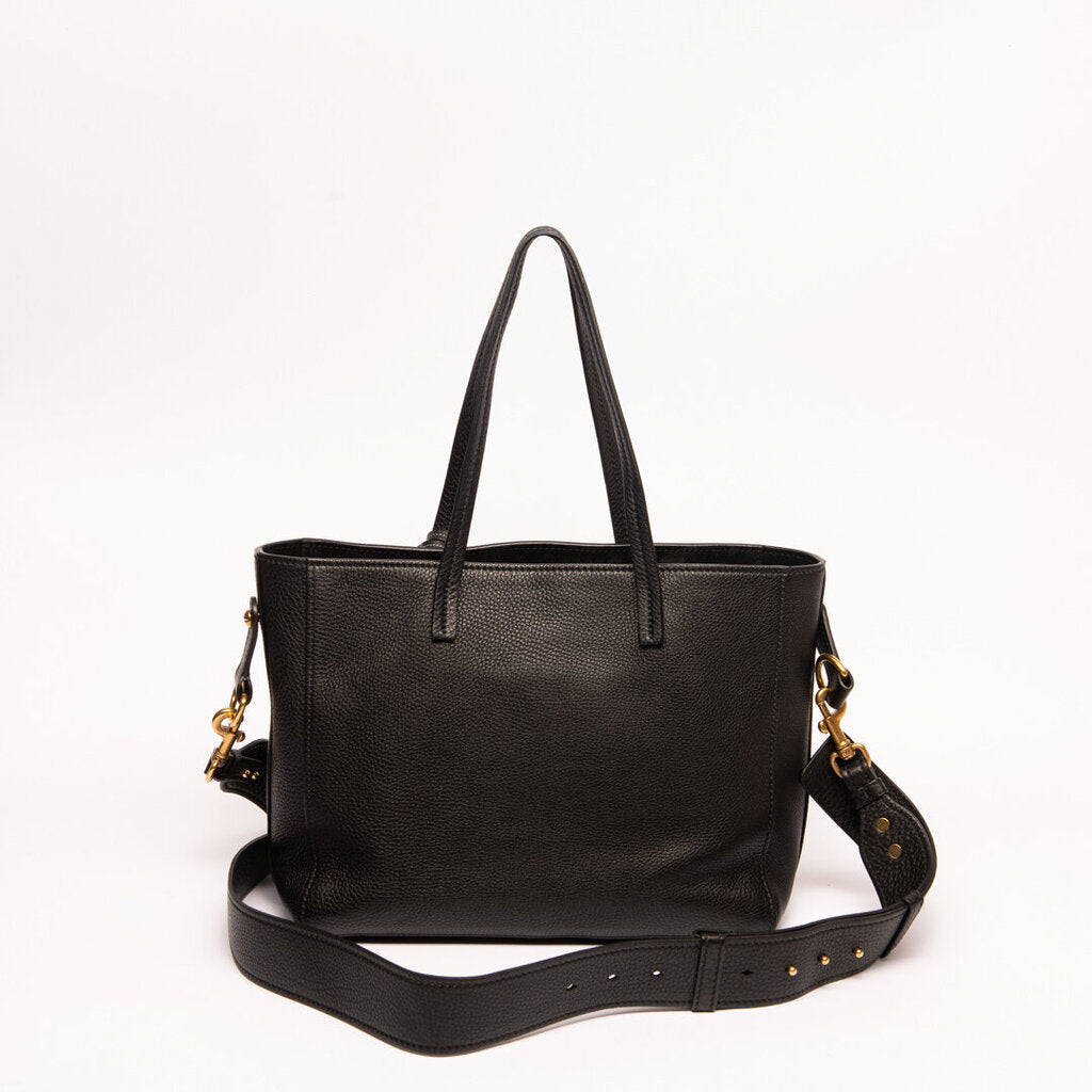 Christian Dior Black Bee Tote with Bee Charm