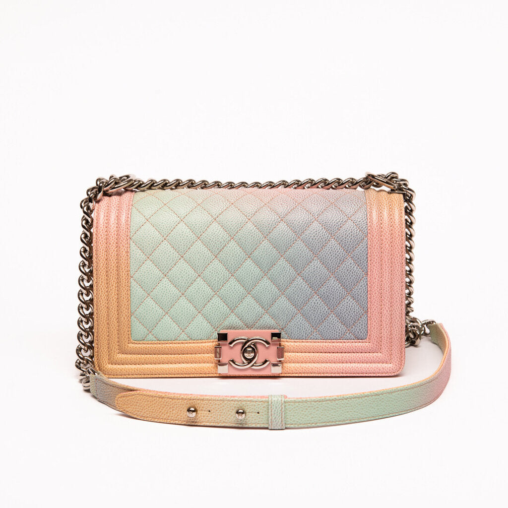 Chanel Rainbow Caviar Medium Leboy