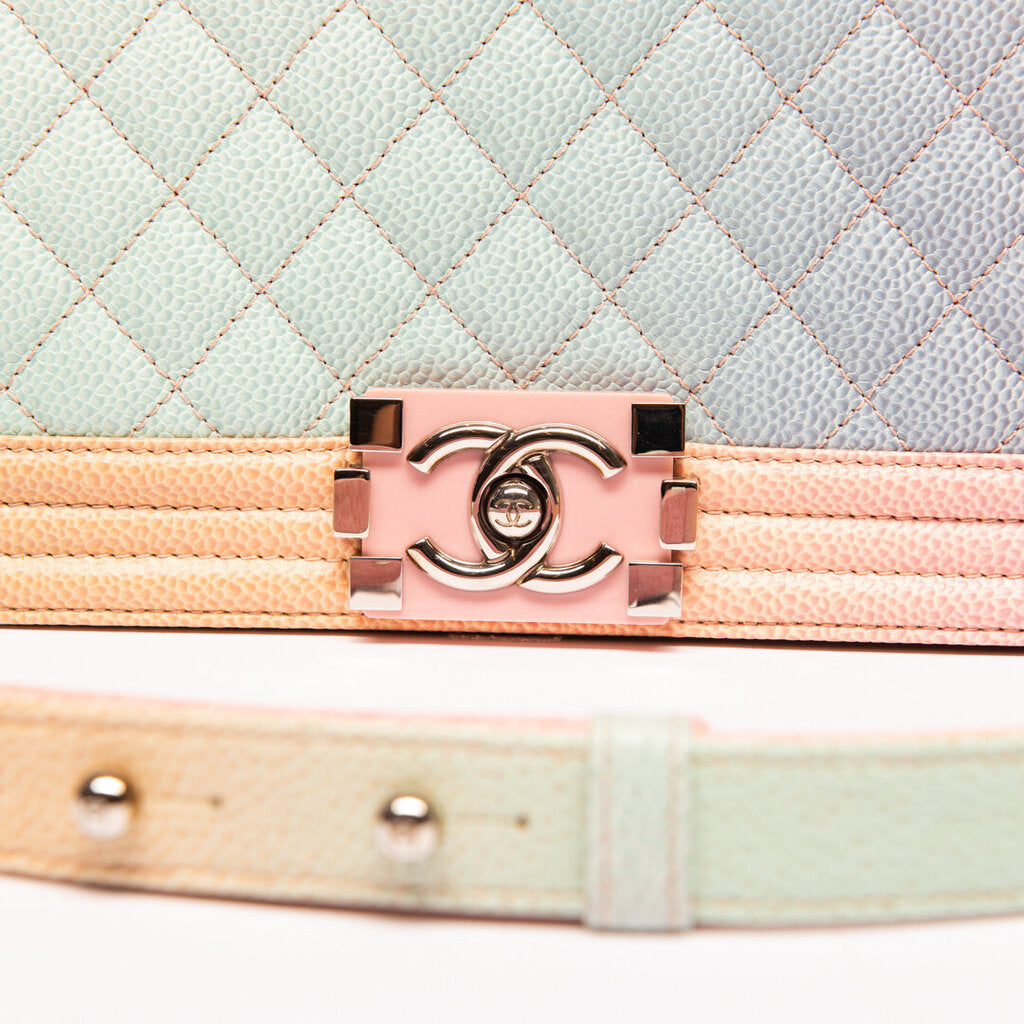 Chanel Rainbow Caviar Medium Leboy