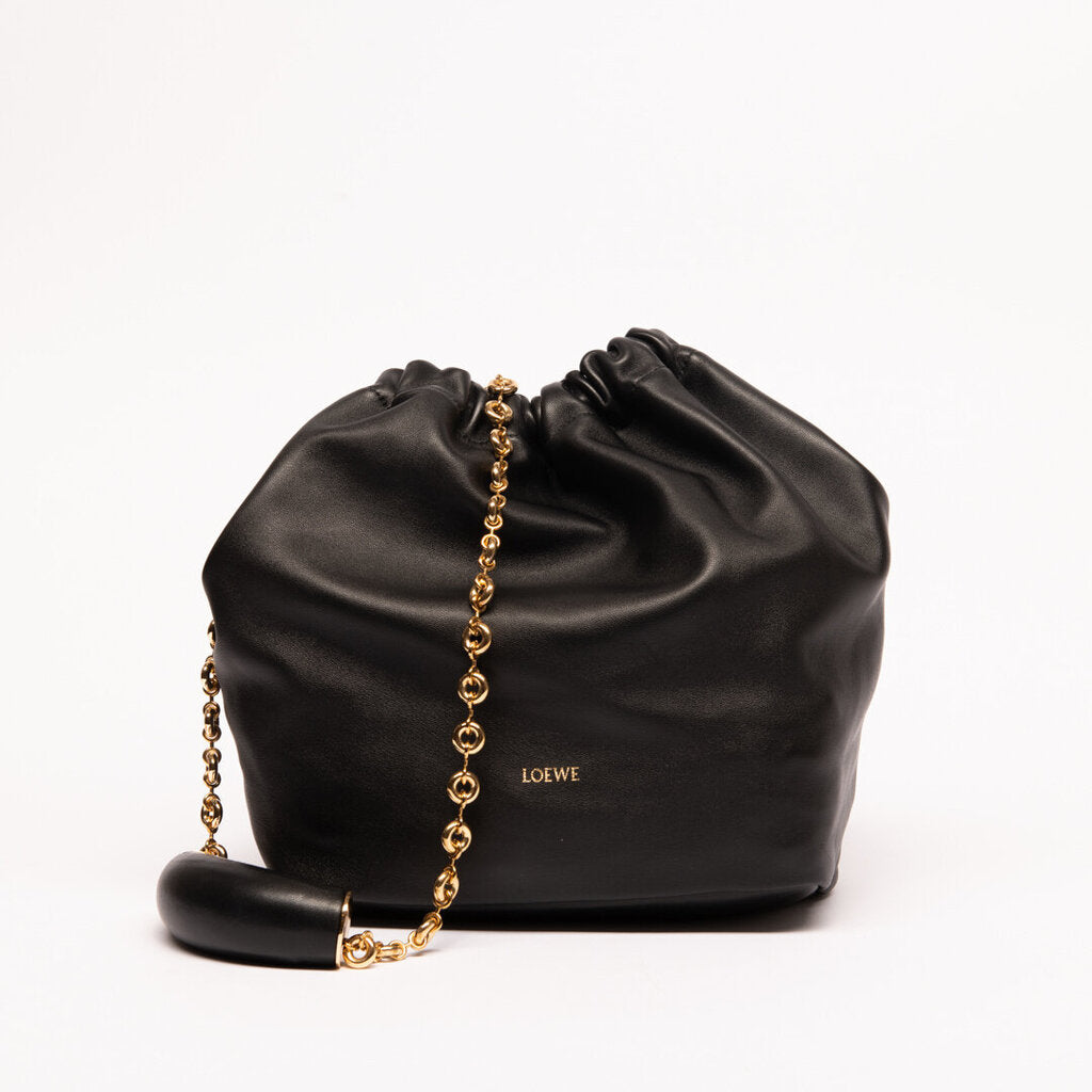 Loewe Black Lambskin Small Squeeze Bag