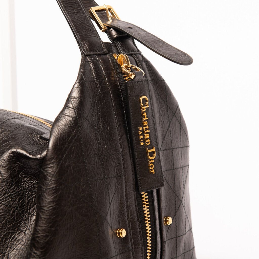 Christian Dior Black Dior D-Journey Bag
