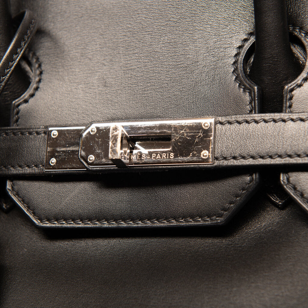 Hermes Black Box Matte Birkin 32 HAC