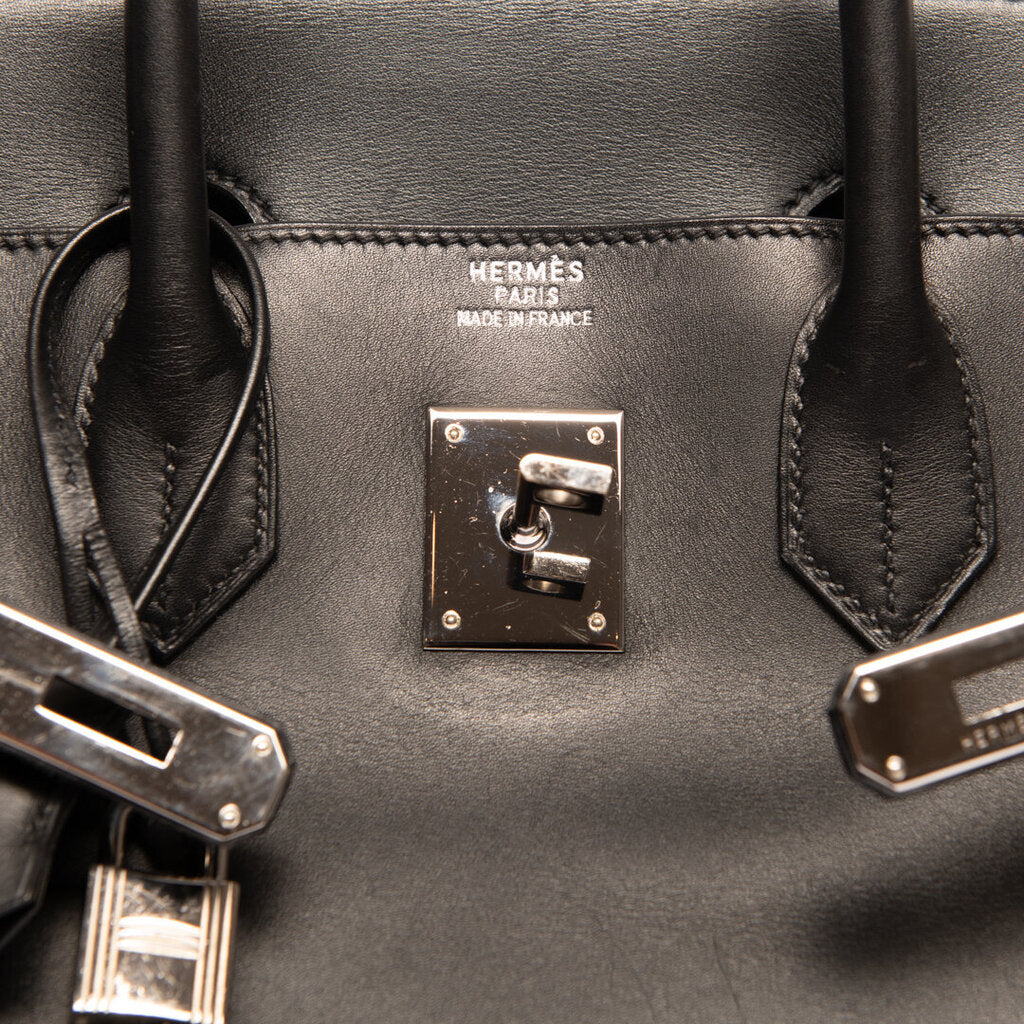 Hermes Black Box Matte Birkin 32 HAC
