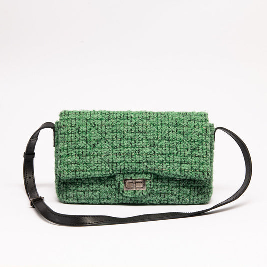 Chanel Green Tweed Reissue Flap Bag