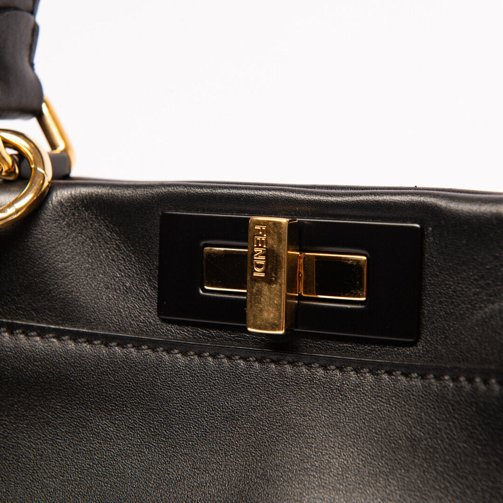 Fendi Black Medium Peekaboo