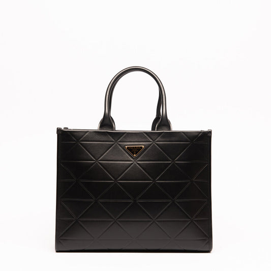 Prada Black Symbole Leather Tote