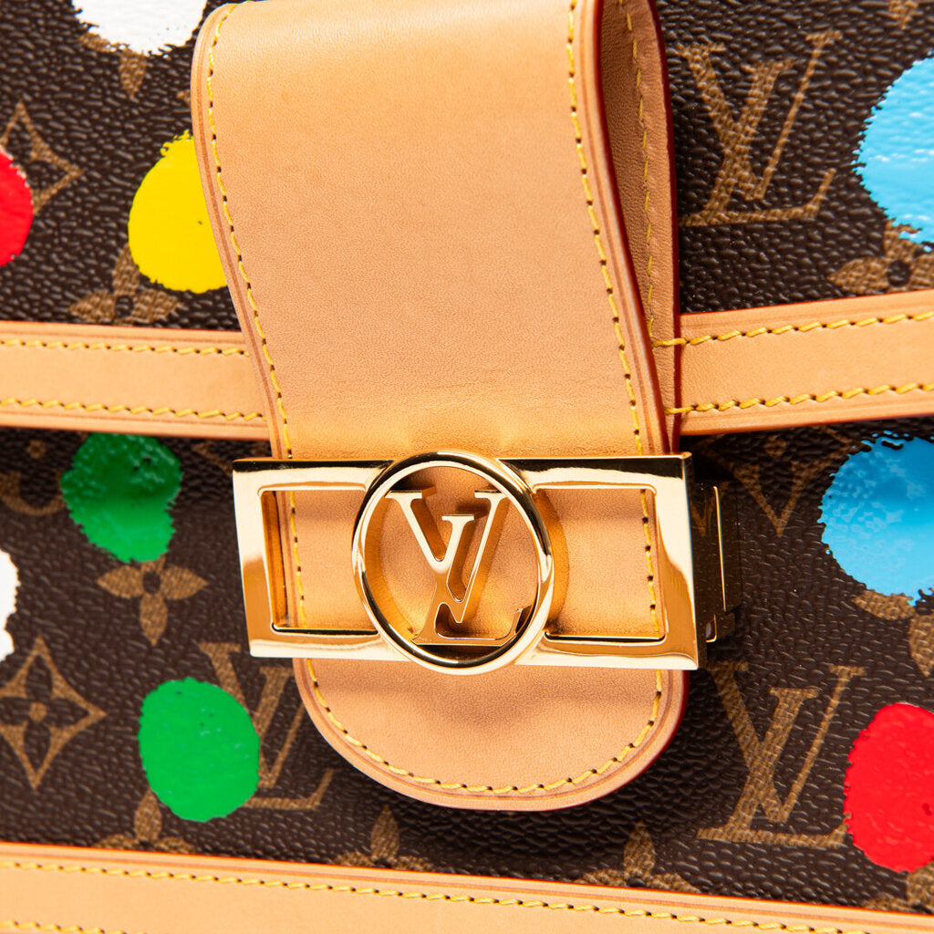 Louis Vuitton Painted Dots Dauphine MM Handbag