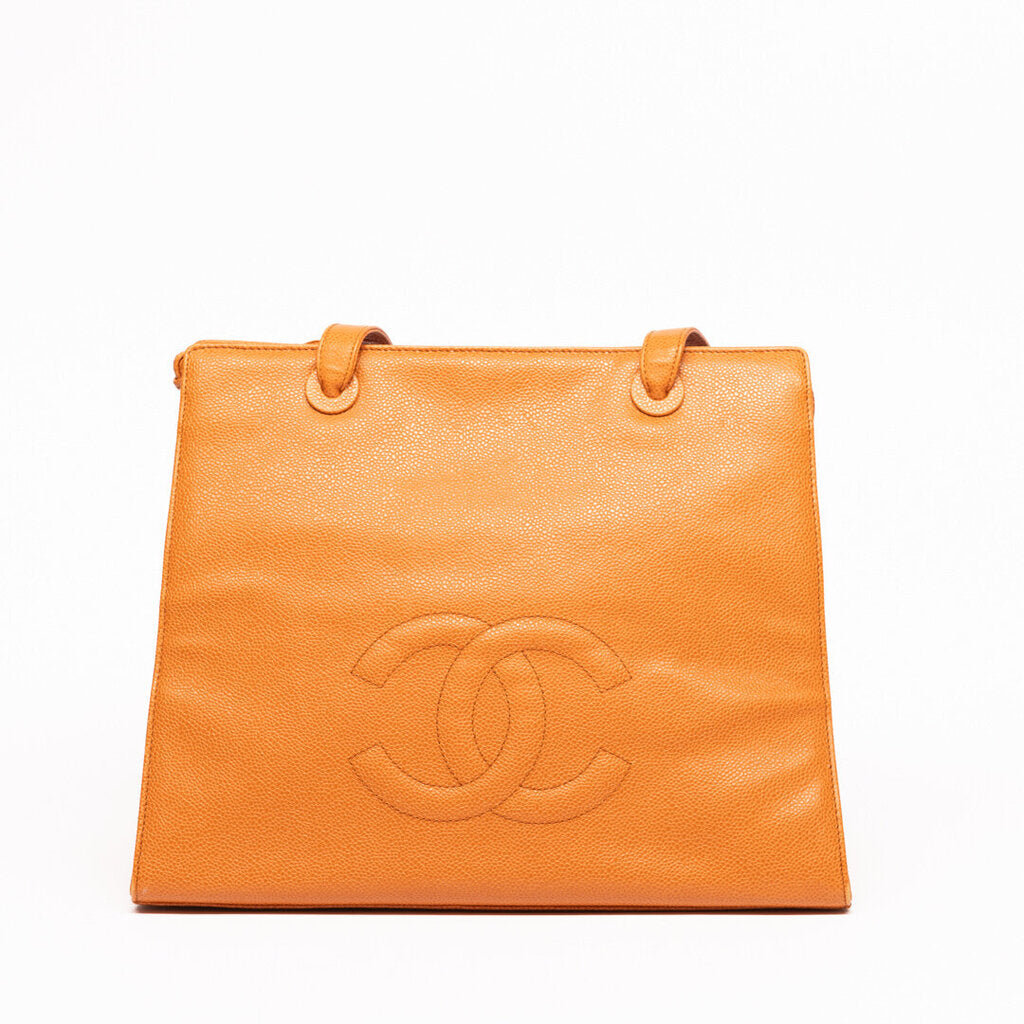 Chanel Orange Timeless Tote