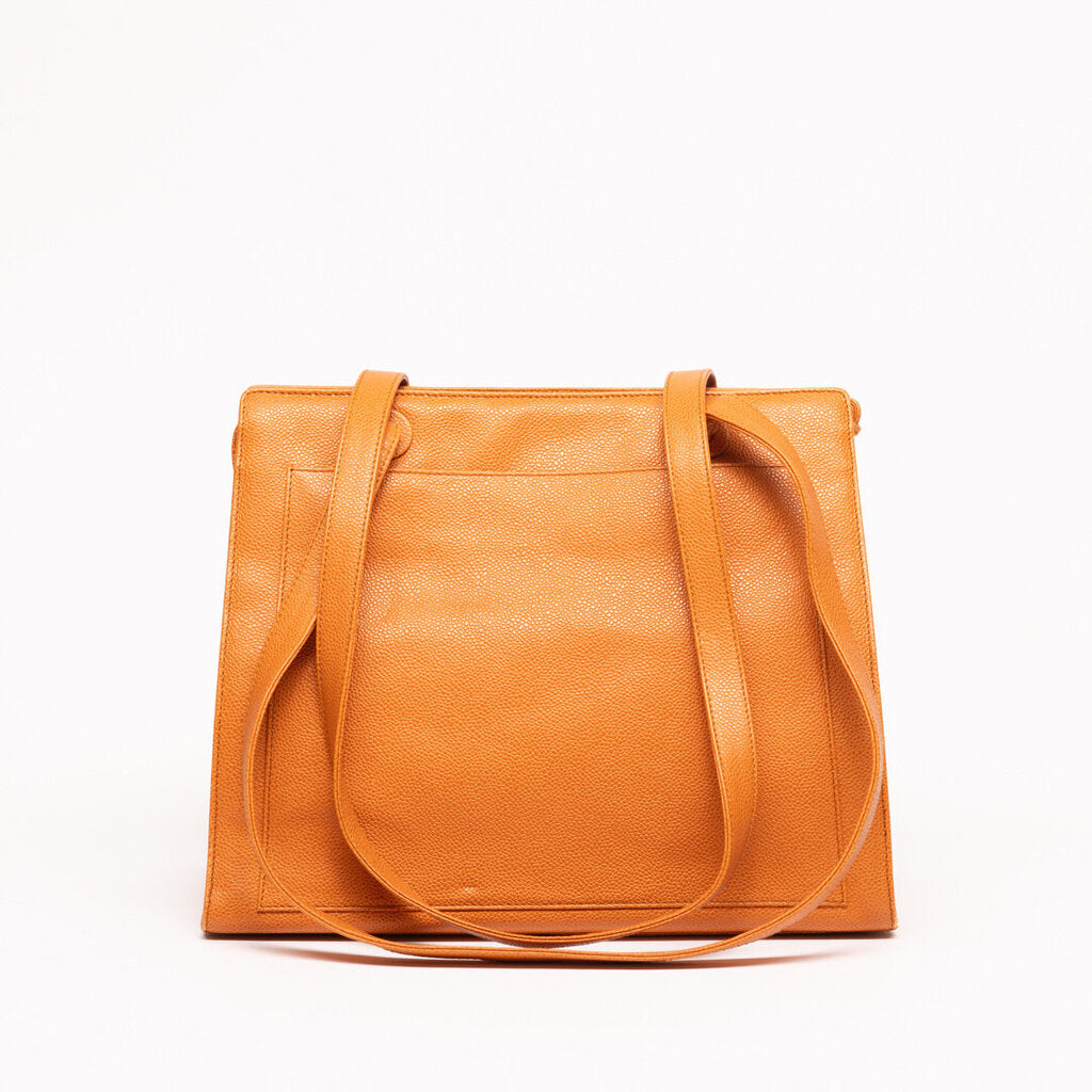 Chanel Orange Timeless Tote