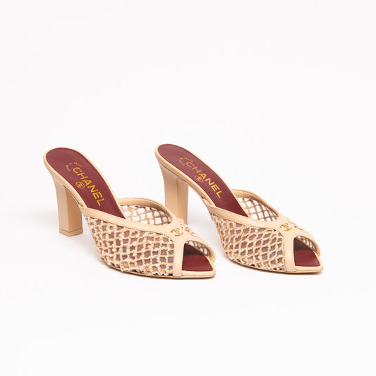 Chanel Rare Coco Beach Cream Mules (2026)