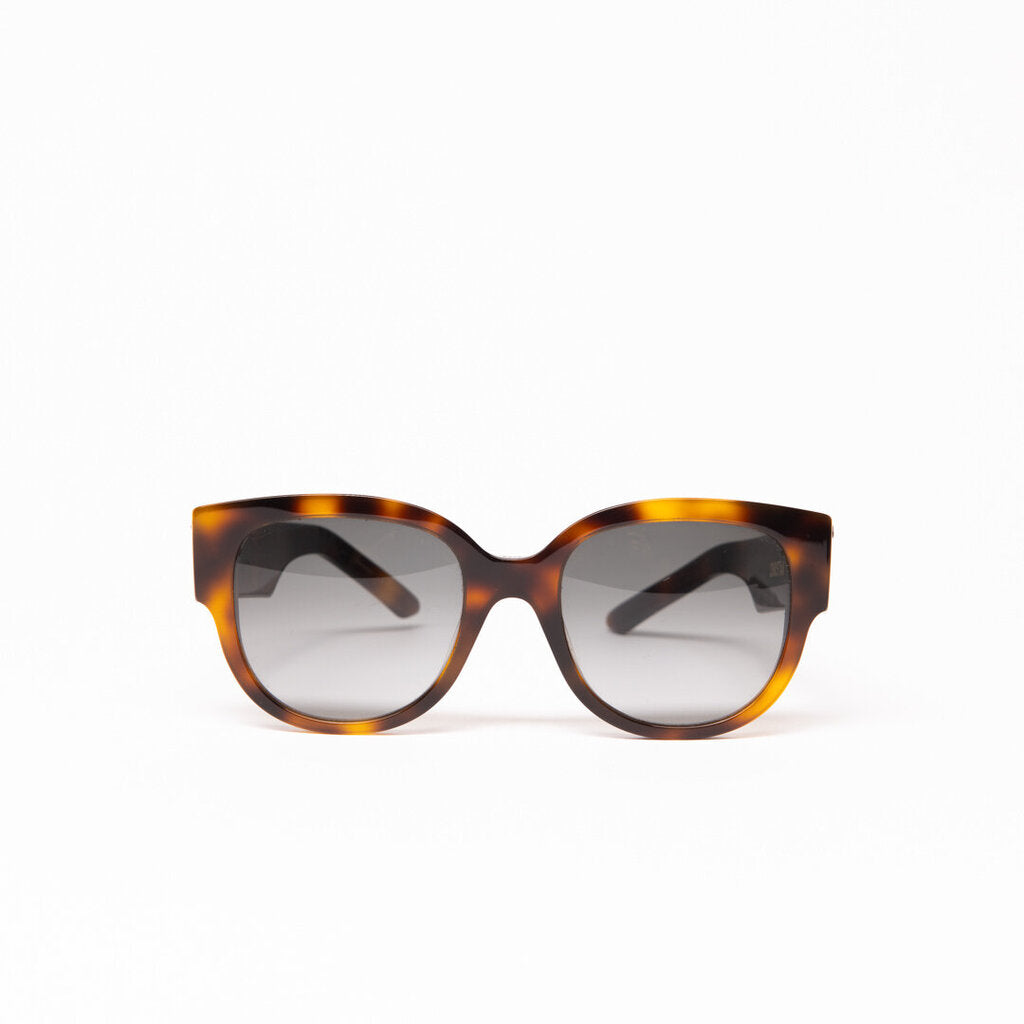 Christian Dior Brown Tortoise Square Sunglasses