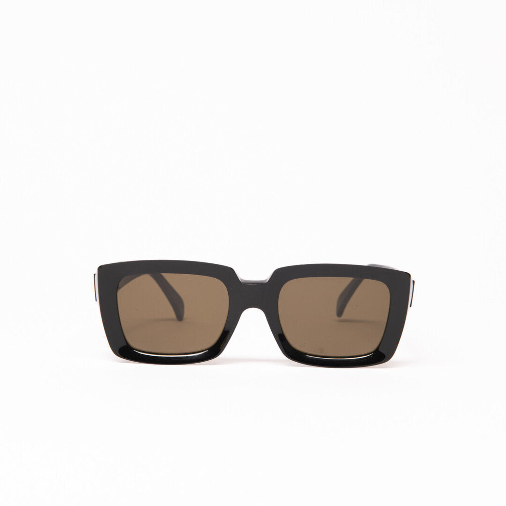 Celine Black Rectangle Frame Sunglasses