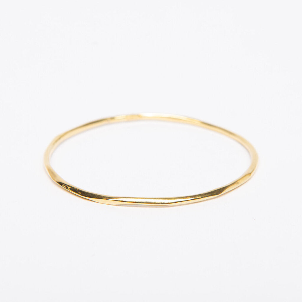 Ippolita FP 18k YG Hammered Bangle