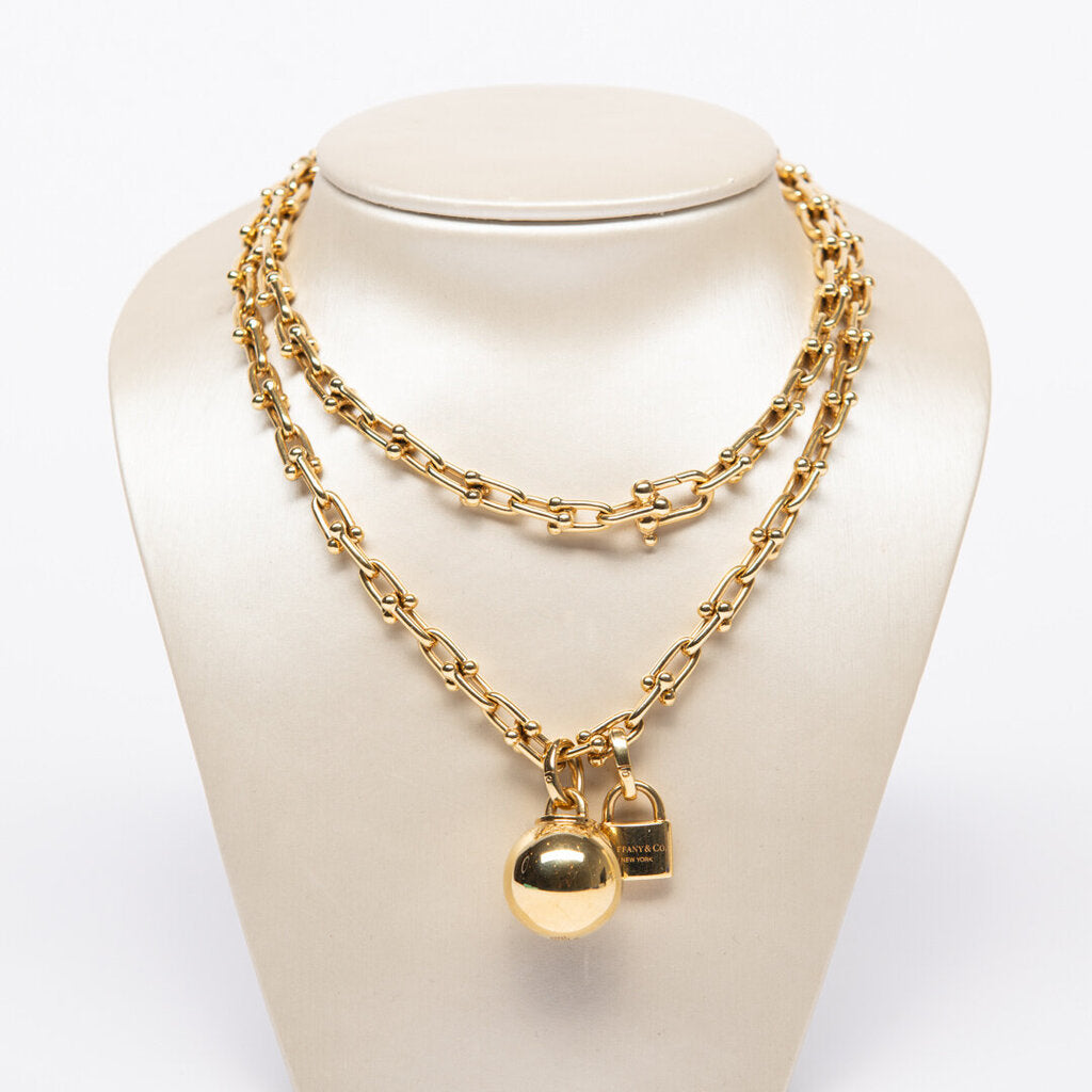 Tiffany & Co 18k YG HardWear Small Wrap Necklace