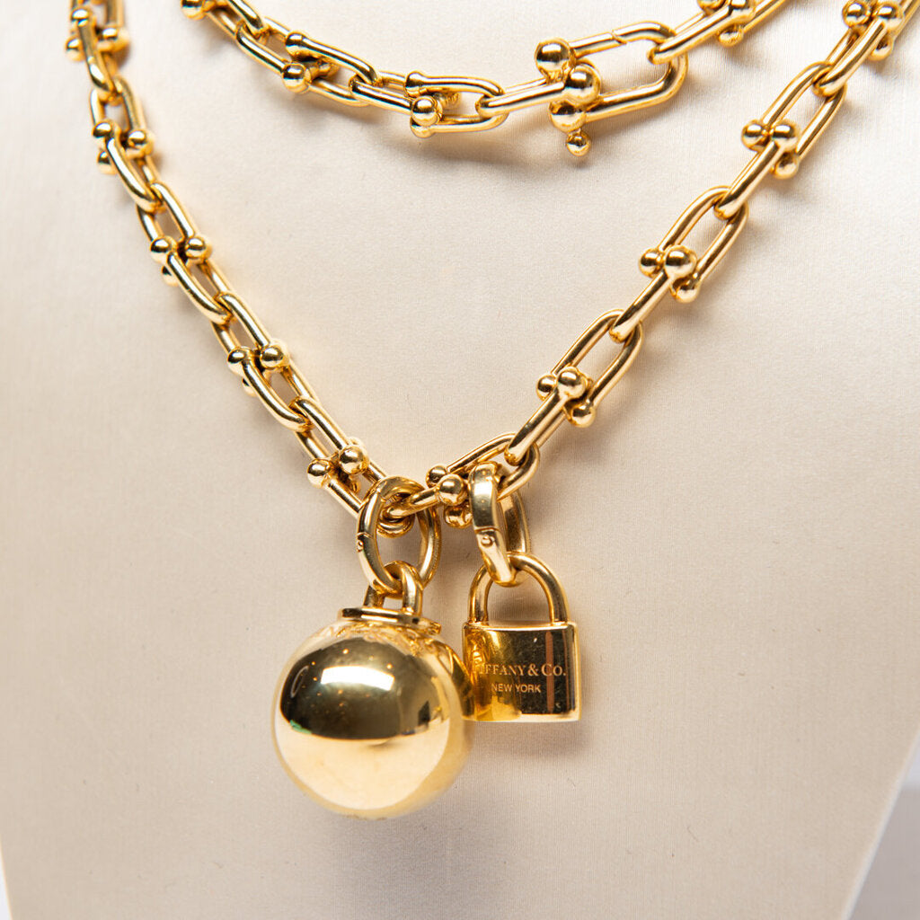 Tiffany & Co 18k YG HardWear Small Wrap Necklace