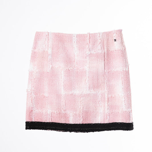 Chanel Pink Tweed Mini Skirt (2022)