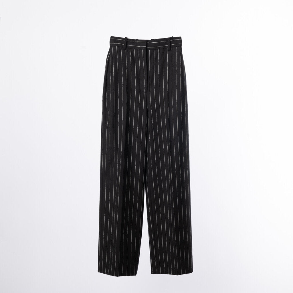 Alexander McQueen Wool Chalk Pin Stripe Blazer & Pant Set (2023)