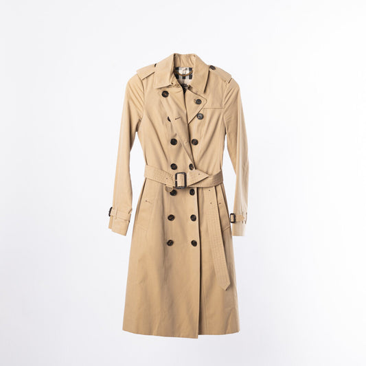 Burberry Tan Cotton Trench Coat