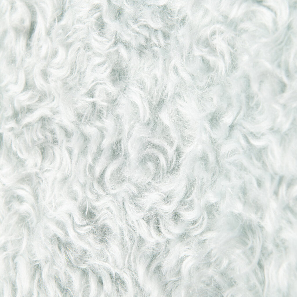 Sandy Liang Blue Mohair & Cotton Mini Skirt