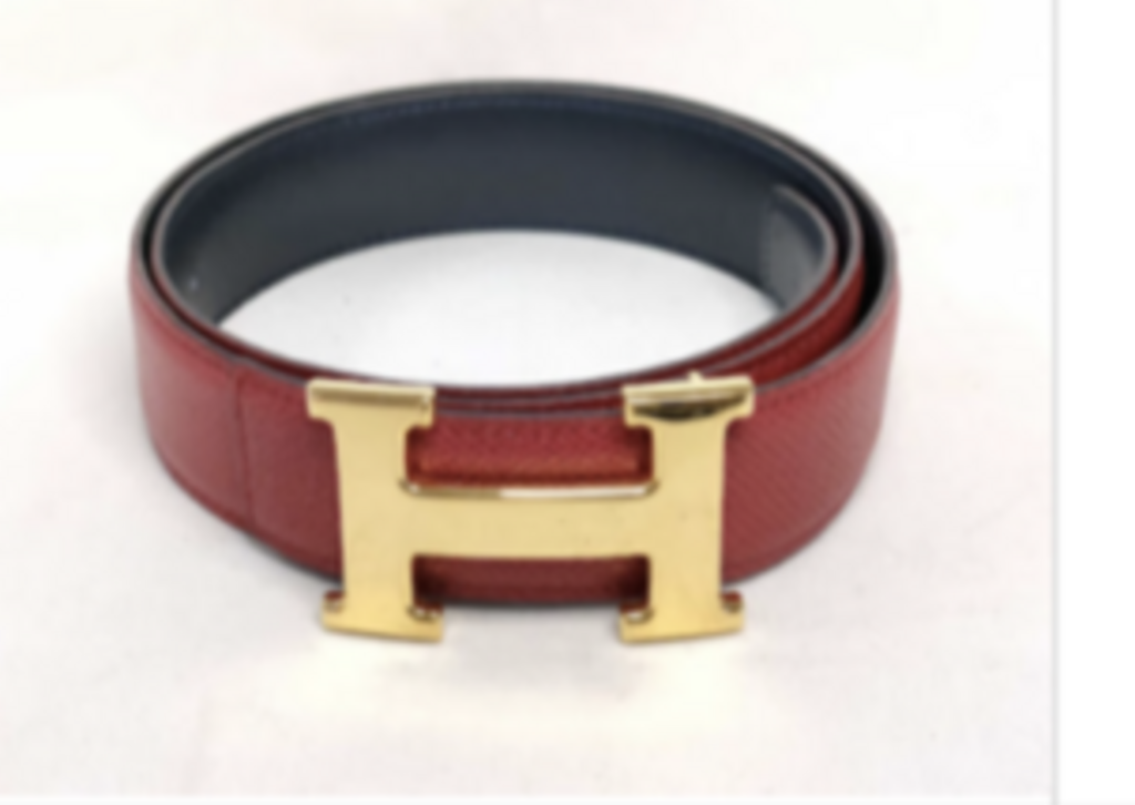 Hermes Red Constance Belt