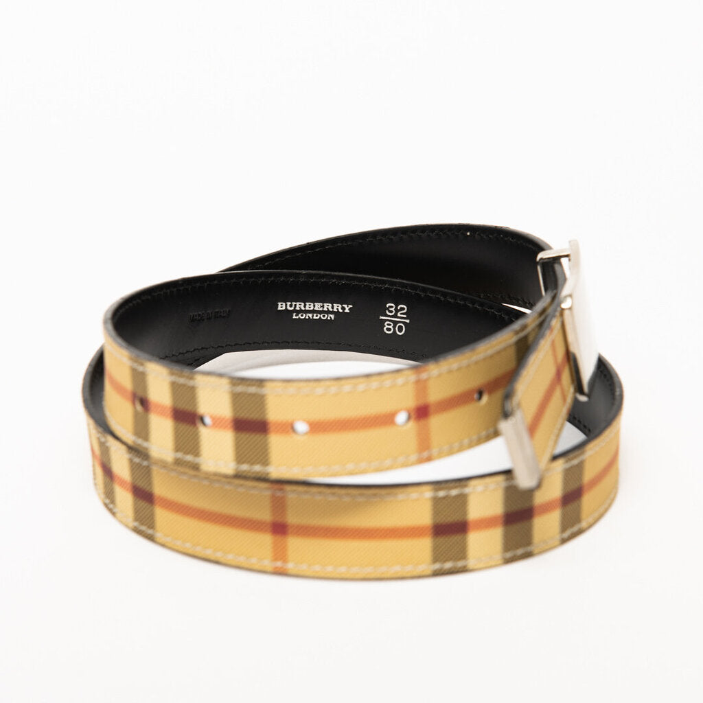 Burberry Nova Check Belt (80 CM)