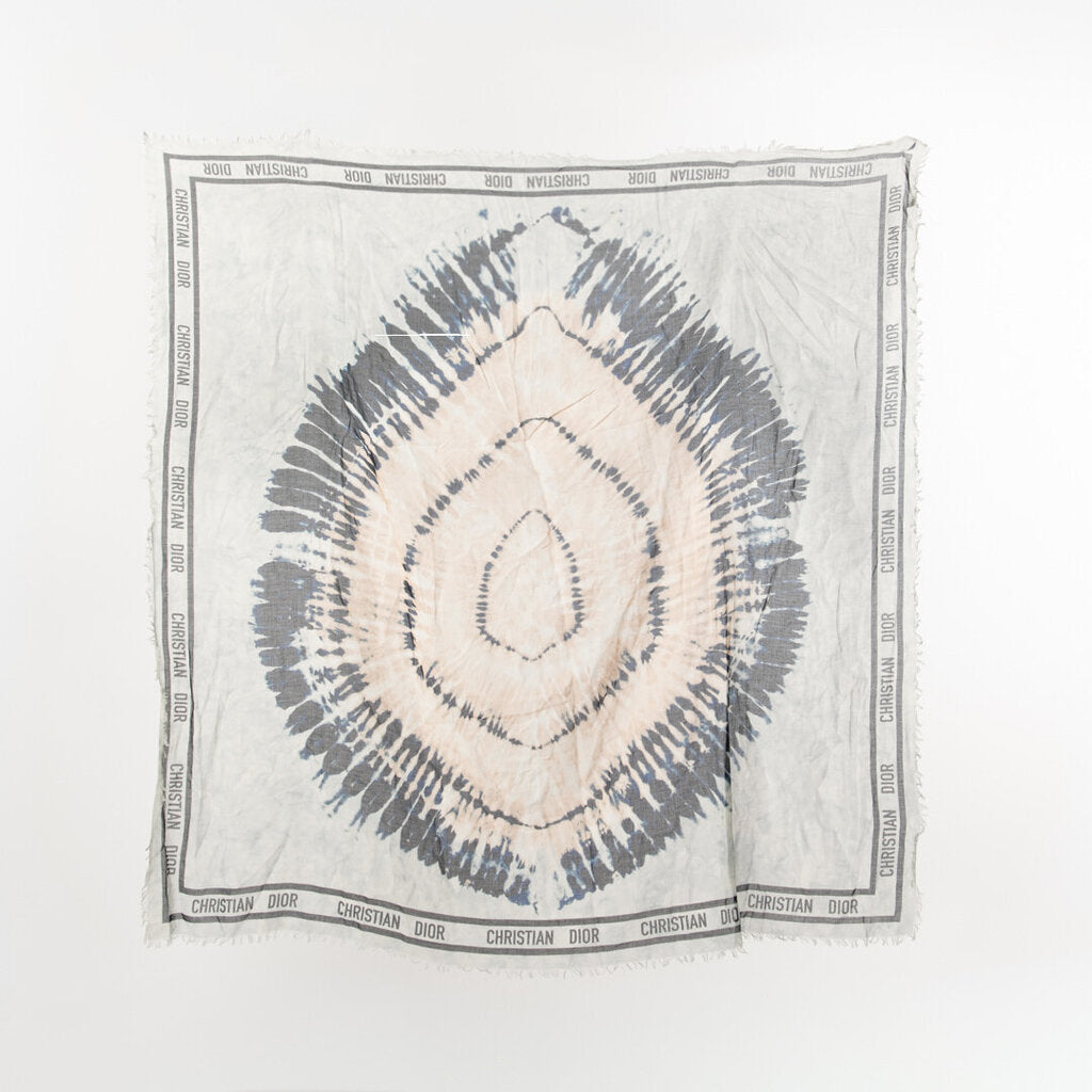 Dior Tie Dye Cotton Scarf