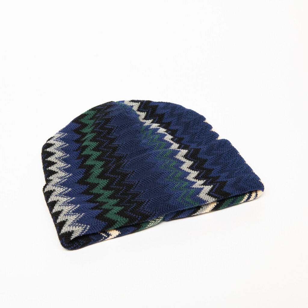 Missoni Blue Wool Beanie