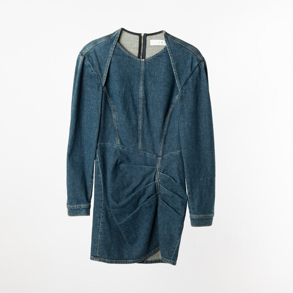 Iro Blue Denim Mini Dress