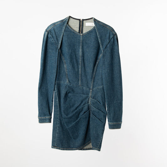 Iro Blue Denim Mini Dress