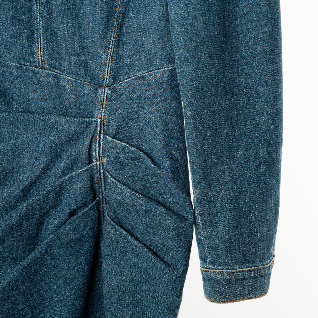 Iro Blue Denim Mini Dress