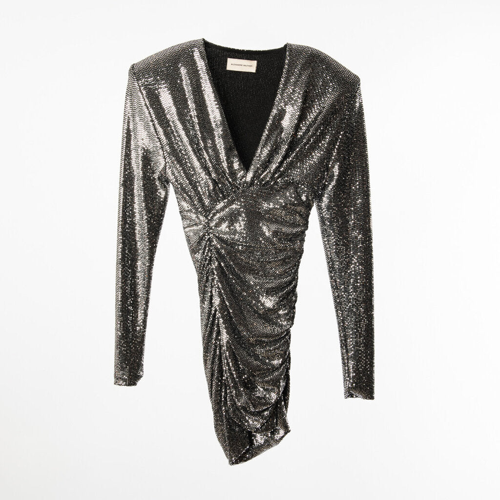 Alexandre Vauthier Mirrorball Embellished Dress