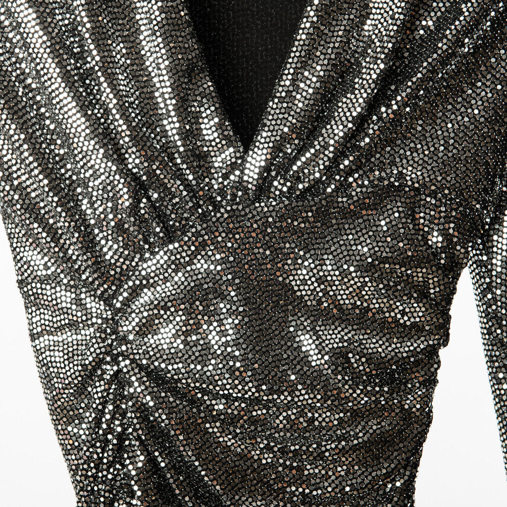 Alexandre Vauthier Mirrorball Embellished Dress