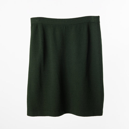 St. John Dark Green Knit Pencil Skirt