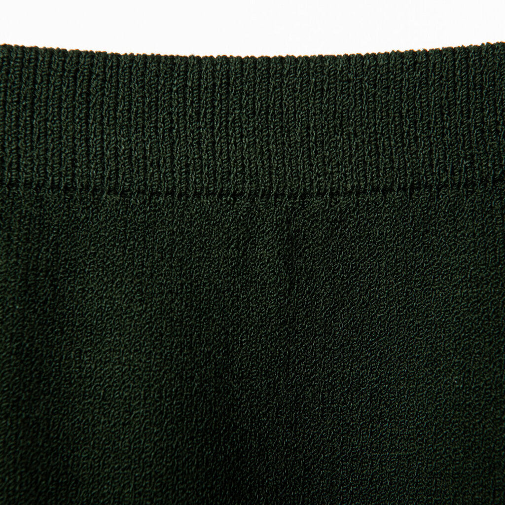 St. John Dark Green Knit Pencil Skirt