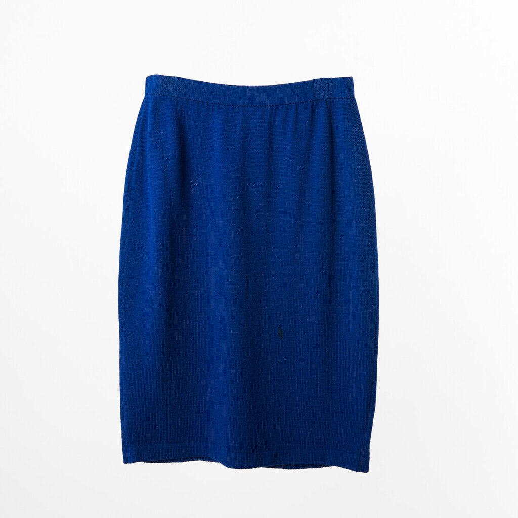 St John. Cobalt Knit Skirt Pencil Skirt