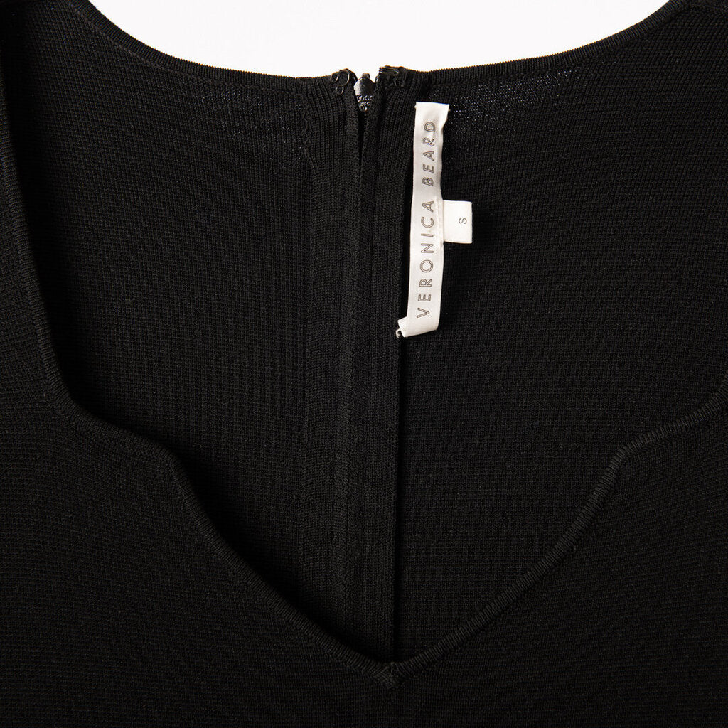 Veronica Beard Black Viscose Maxi Dress