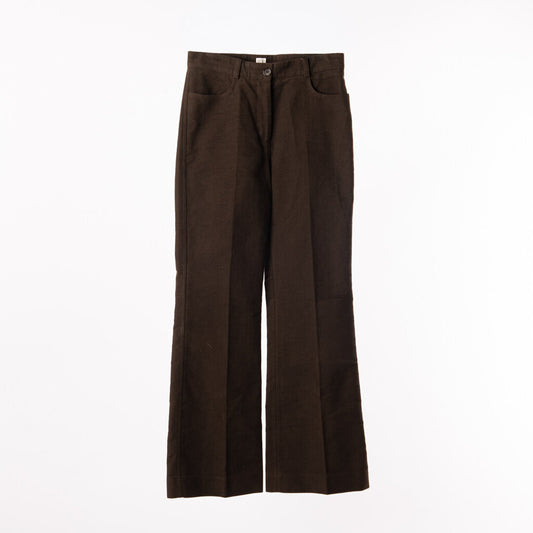 Toteme Brown Cotton Trousers