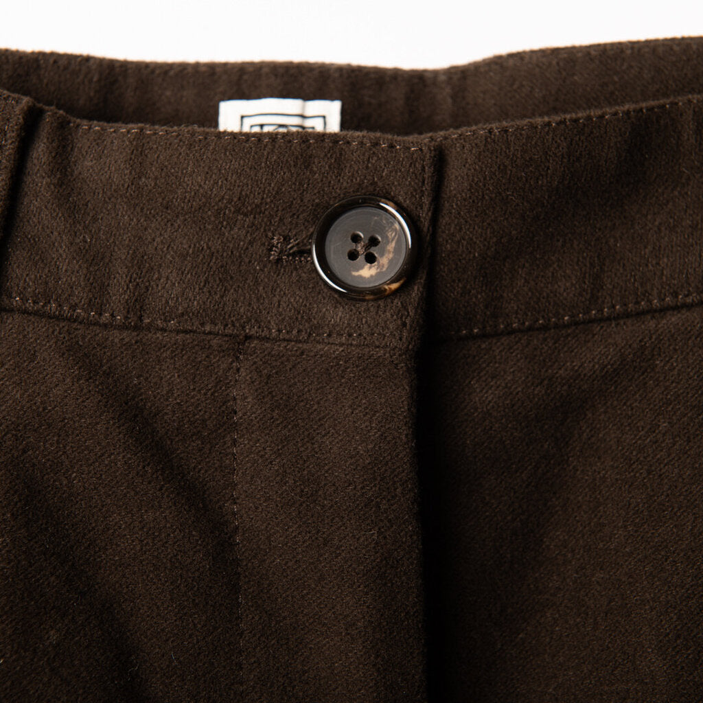 Toteme Brown Cotton Trousers